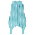 Sac de dormit cu picioruse si talpa antiderapanta Teal Stars 2-3 ani 2.5 Tog