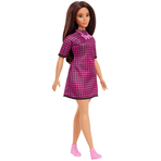 PAPUSA BARBIE FASHIONISTA SATENA CU ROCHIE MOV