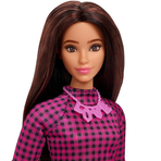 PAPUSA BARBIE FASHIONISTA SATENA CU ROCHIE MOV