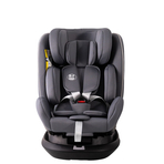 Scaun auto Platinum Deluxe i-Size Buf Boof cu isofix rotativ 360 grade Top Tether SIPS 40-150 cm 0-36 kg SimpleGrey