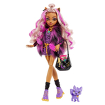 MONSTER HIGH PAPUSA CLAWDEEN WOLF CU ANIMALUT SI ACCESORII