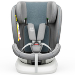 Scaun Auto Tweety Plus DELUXE BUF BOOF iSIZE LightBlue cu Isofix rotativ 360 grade 40-150 cm