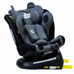 Scaun Auto Tweety Plus DELUXE BUF BOOF iSIZE UrsBlack cu Isofix rotativ 360 grade 40-150 cm