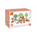 Set cu piese din lemn animale de padure, Orange Tree Toys