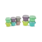 SET 10 RECIPIENTE SNAP&GO, MELII, 6*59 ML + 4*118 ML