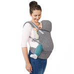 MARSUPIU ERGONOMIC KINDERKRAFT HUGGY, GREY