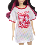 PAPUSA BARBIE FASHIONISTA BRUNETA CU ROCHITA SPORT