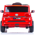 Masinuta electrica Chipolino SUV Police Patrol cu scaun din piele red