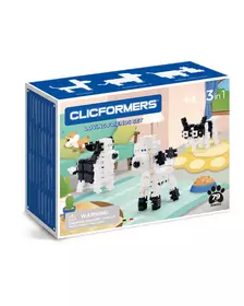 Set de construit Clicformers-Animale prietenoase, 79 piese