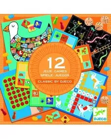 12 jocuri clasice Djeco