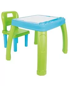 Set Masuta cu scaun pentru copii Pilsan Study Table blue