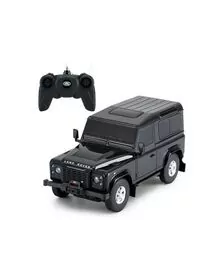 MASINA CU TELECOMANDA LAND ROVER DEFENDER NEGRU CU SCARA 1 LA 24