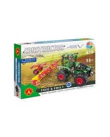 Set constructie 479 piese metalice Constructor-Fred & Emily, +8 ani Alexander