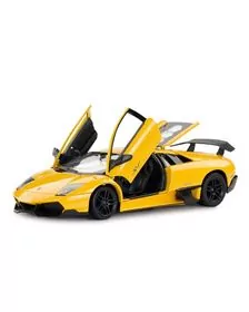 MASINUTA METALICA  LAMBORGHINI MURCIELAGO LP670-4 GALBEN SCARA 1 LA 24