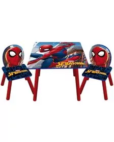 Set masuta si 2 scaunele Spiderman