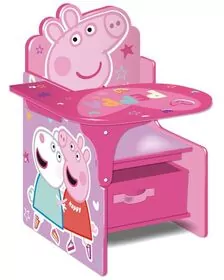 Scaun multifunctional din lemn Peppa Pig