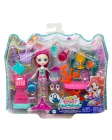 ENCHANTIMALS SET PAPUSA CU MOBILIER OCEAN KINGDOM