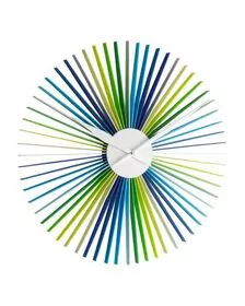 Ceas de perete analog XXL, colorat, creat de designer, model DAISY, multicolor, TFA 60.3023.30