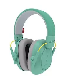 Casti antifonice pliabile pentru copii 5-16 ani, ofera protectie auditiva, SNR 25, verde menta, ALPINE Muffy Kids Mint ALP26498