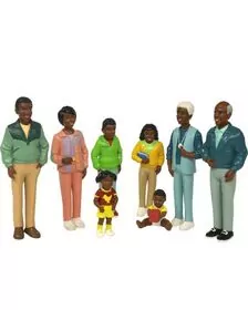 Figurine familie africana Miniland