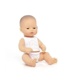 Papusa bebelus educativa 32 cm - Baiat asiatic
