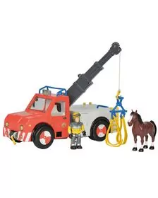 Masina de pompieri Simba Fireman Sam Phoenix cu figurina si cal