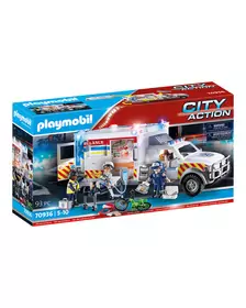 Ambulanta Cu Lumini Si Sunete - Playmobil City Action