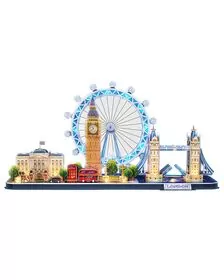 Cubic Fun - Puzzle 3D Led Londra 186 Piese