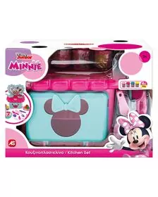 BUCATARIA DE PLASTILINA MINNIE CU ACCESORII