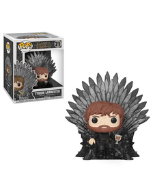 Pop Deluxe Game Of Thrones S10 Tyrion On Iron Throne