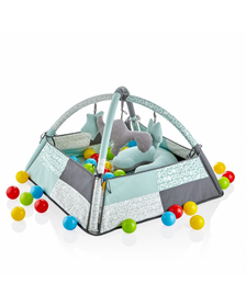Centru de joaca cu bile BabyJem Toy Ball Play Mat (Culoare: Verde)