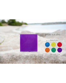Set magnetic Magbrix 6 piese patrate mari - compatibil cu caramizi de constructie tip Lego