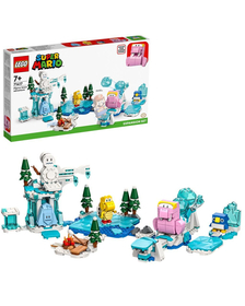 Set de construit - Lego Super Mario Setul de Extindere, Morsel si Aventura lui in Zapada  71417