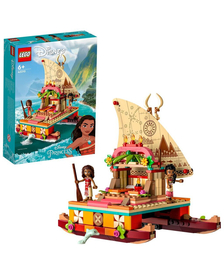 Set de construit - Lego Disney Princess, Catamaranul Polinezian al Moanei   43210
