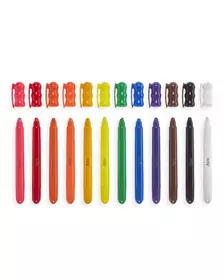 Creioane cu gel pentru geam si sticla, Rainy Dayz, set 12 culori lavabile