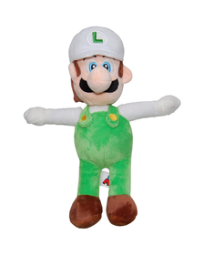 Jucarie din plus Luigi cu sapca alba, Super Mario, 31 cm