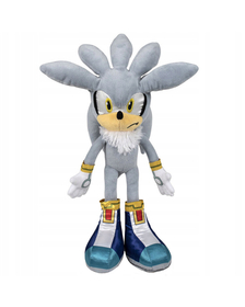 Jucarie din plus Silver, Sonic Hedgehog, 35 cm