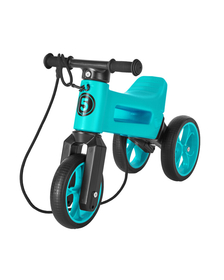 Bicicleta fara pedale Funny Wheels Rider SuperSport 2 in 1 Aqua/Aqua