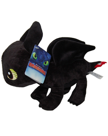 Jucarie din plus Toothless soft, Dragons, 30 cm