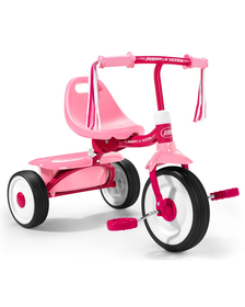 Tricicleta pliabila Radio Flyer Fold 2 Go Pink, 1-3 ani