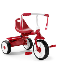 Tricicleta pliabila Radio Flyer Fold 2 Go Red, 1-3 ani