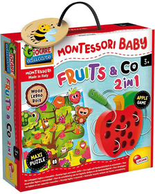 Joc Montessori 2 in 1 - Fructe