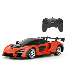 MASINA CU TELECOMANDA MCLAREN SENNA PORTOCALIU CU SCARA 1 LA 24