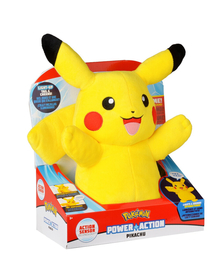 Pokemon - Jucarie de plus cu functii, Power Action, Pikachu