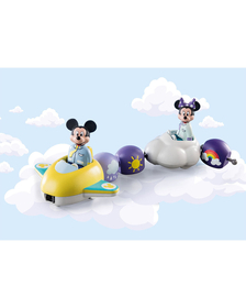 PLAYMOBIL - 1.2.3 & DISNEY: ZBORUL LUI MICKEY SI MINNIE PRINTRE NORI