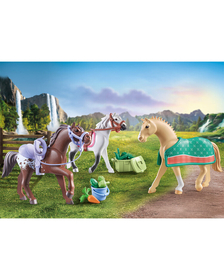 Playmobil - Set 3 Cai Cu Accesorii