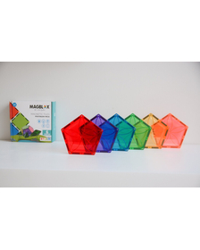 Set magnetic Magblox - 6 piese magnetice pentagon pentru constructie