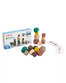 Joc educativ pentru dezvoltarea motricitatii Wood Stones