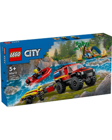 LEGO CITY CAMION 4X4 SI BARCA DE POMPIERI 60412