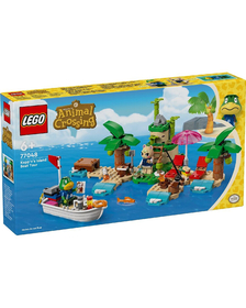 LEGO ANIMAL CROSSING TURUL INSULEI IN BARCA AL LUI KAPP N 77048